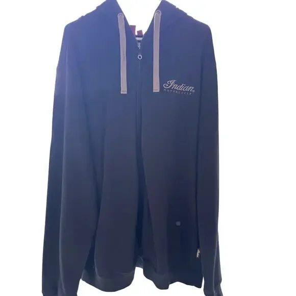 Indian Motorcycle fill zip Holden embroidered jacket-Mens 2XL-Preowned - Picture 1 of 8